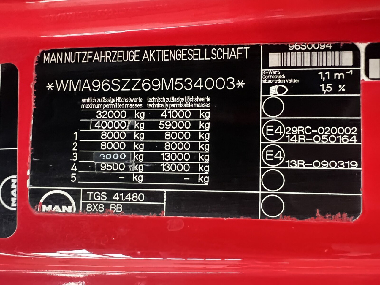 MAN TGS 41.480 8X8 BB TGS 41.480 8X8 BB, Motorabtrieb - Φορτηγό φόρτωσης γάντζου: φωτογραφία 5 MAN TGS 41.480 8X8 BB TGS 41.480 8X8 BB, Motorabtrieb - Φορτηγό φόρτωσης γάντζου: φωτογραφία 5