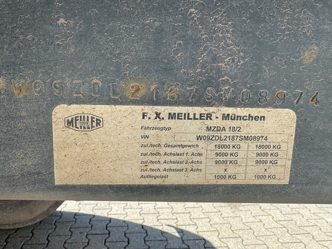 Meiller Meiller MZDA 18/2 Meiller MZDA 18/2, geteilte Alu-Bordwände, ca. 11m³ - Ρυμούλκα ανατρεπόμενο: φωτογραφία 3 Meiller Meiller MZDA 18/2 Meiller MZDA 18/2, geteilte Alu-Bordwände, ca. 11m³ - Ρυμούλκα ανατρεπόμενο: φωτογραφία 3