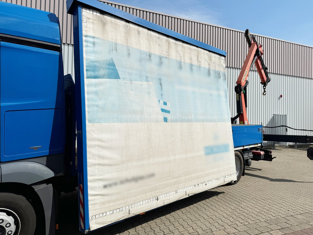 Mercedes-Benz Actros 1836 L 4x2 Actros 1836 L 4x2, Glastransporter, Heckkran Palfinger Pk 12002-EH, Funk - Φορτηγό με γερανό: φωτογραφία 4 Mercedes-Benz Actros 1836 L 4x2 Actros 1836 L 4x2, Glastransporter, Heckkran Palfinger Pk 12002-EH, Funk - Φορτηγό με γερανό: φωτογραφία 4