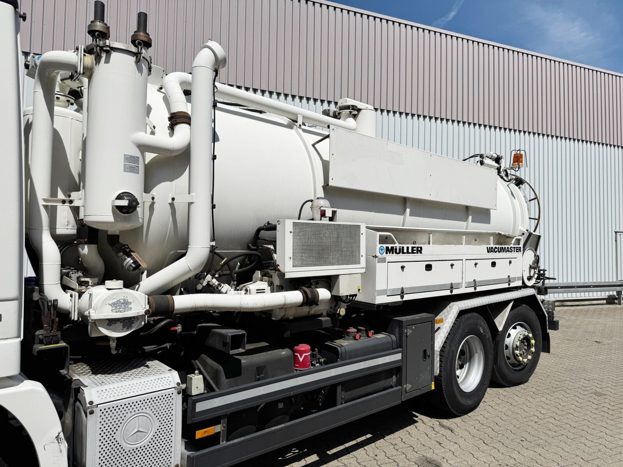 Φορτηγό Mercedes-Benz Actros 2541 L 6x2 Actros 2541 L 6x2, Müller Saug-/Spülwagen ca. 12m³, Widi-Platte, Lift-/Lenkachse: φωτογραφία 6