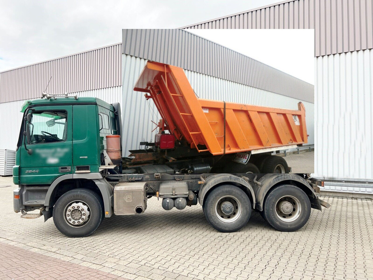 Mercedes-Benz Actros 2644/48 K 6x4 Actros 2644/48 K 6x4, Stahlmulde ca. 14m³ - Φορτηγό ανατρεπόμενο: φωτογραφία 1 Mercedes-Benz Actros 2644/48 K 6x4 Actros 2644/48 K 6x4, Stahlmulde ca. 14m³ - Φορτηγό ανατρεπόμενο: φωτογραφία 1