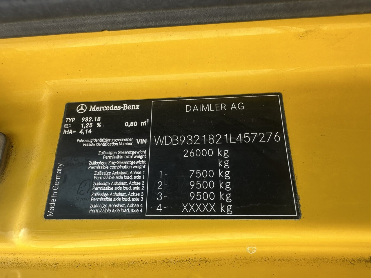 Mercedes-Benz Actros 3348 AK 6x6 Actros 3348 AK 6x6, Bordmatik links - Φορτηγό ανατρεπόμενο: φωτογραφία 4 Mercedes-Benz Actros 3348 AK 6x6 Actros 3348 AK 6x6, Bordmatik links - Φορτηγό ανατρεπόμενο: φωτογραφία 4