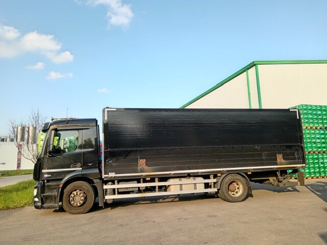 Mercedes-Benz Antos 1836 L 4x2 Antos 1836 L 4x2, Getränkekoffer, LBW Dautel - Φορτηγό κόφα: φωτογραφία 1 Mercedes-Benz Antos 1836 L 4x2 Antos 1836 L 4x2, Getränkekoffer, LBW Dautel - Φορτηγό κόφα: φωτογραφία 1