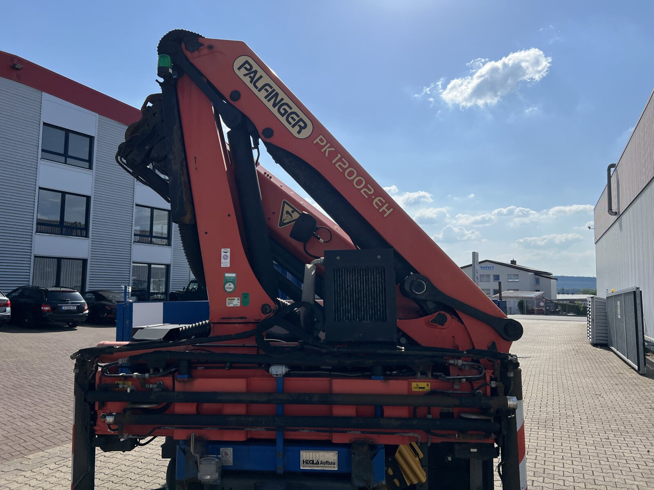 Mercedes-Benz Antos 1836 L 4x2 Antos 1836 L 4x2, Glastransporter, Heckkran Palfinger Pk 12002-EH, Funk - Φορτηγό με γερανό: φωτογραφία 3 Mercedes-Benz Antos 1836 L 4x2 Antos 1836 L 4x2, Glastransporter, Heckkran Palfinger Pk 12002-EH, Funk - Φορτηγό με γερανό: φωτογραφία 3