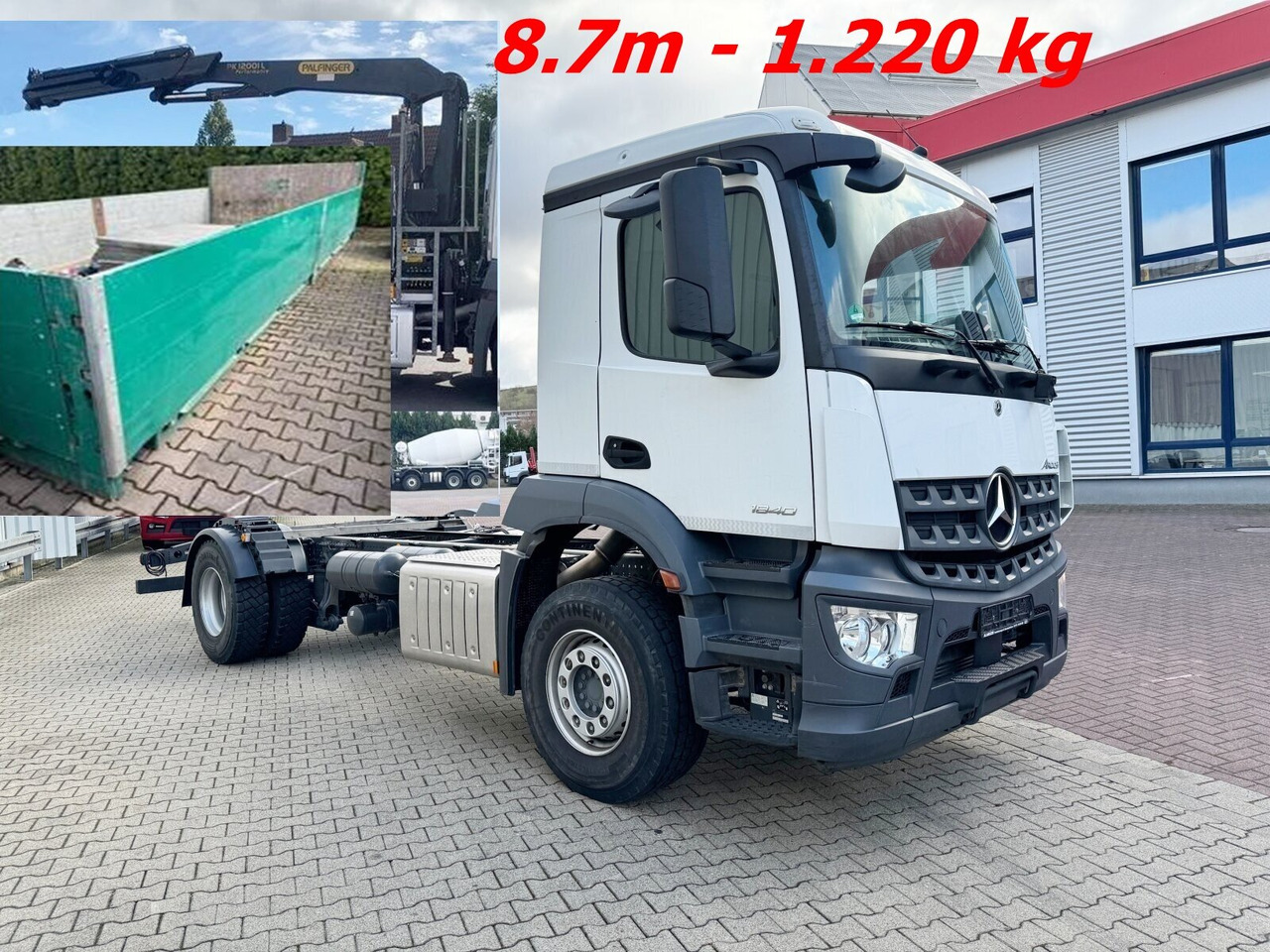 Mercedes-Benz Arocs 1840 L 4x2 Arocs 1840 L 4x2, Kran Palfinger PK12001L, Hochstand - Φορτηγό με γερανό: φωτογραφία 1 Mercedes-Benz Arocs 1840 L 4x2 Arocs 1840 L 4x2, Kran Palfinger PK12001L, Hochstand - Φορτηγό με γερανό: φωτογραφία 1