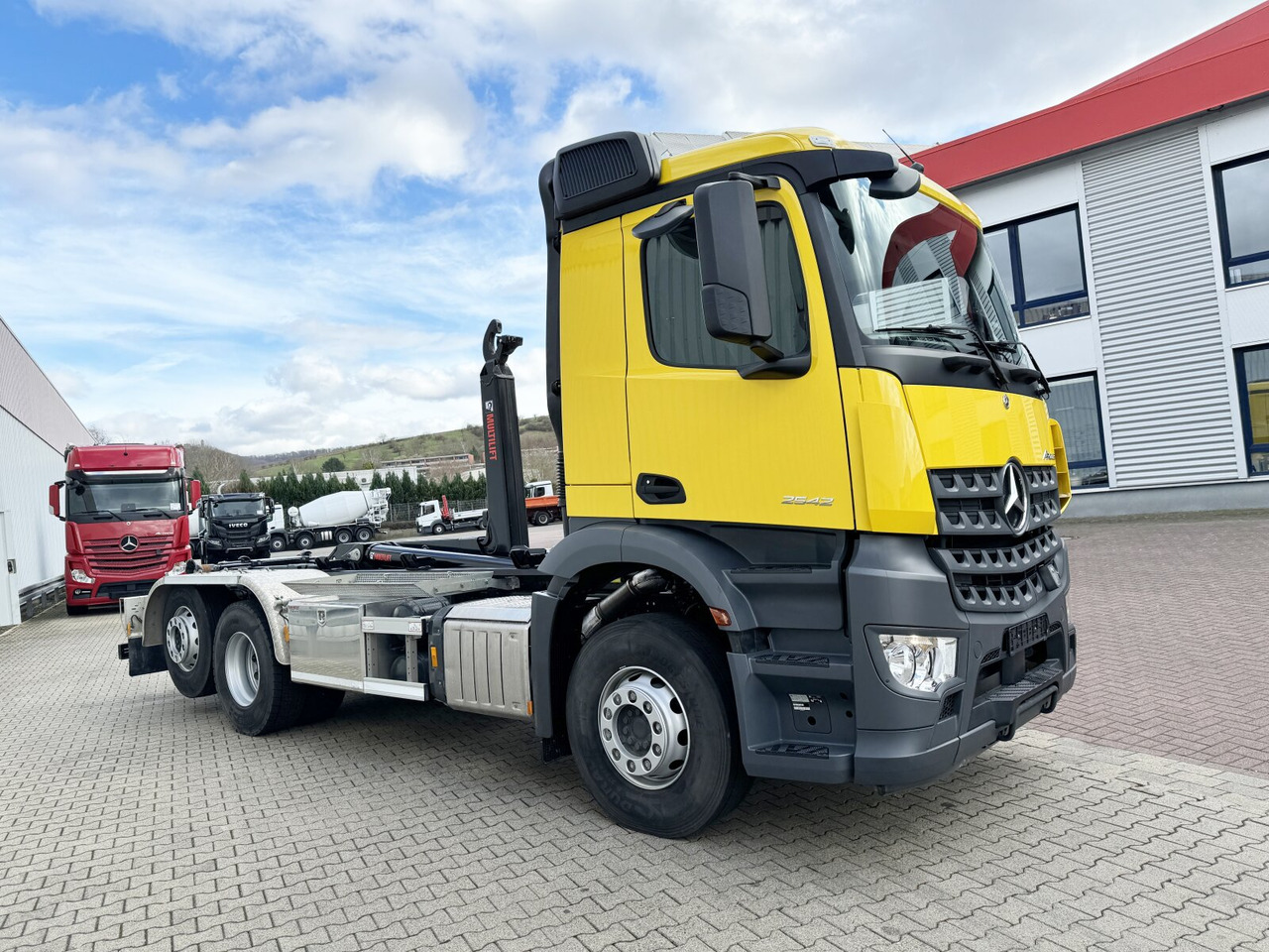 Καινούριο Φορτηγό φόρτωσης γάντζου Mercedes-Benz Arocs 2642 L 6x2 Arocs 2642 L 6x2/42, Liftachse, Hiab 21S56 bis 6.5m Container: φωτογραφία 7