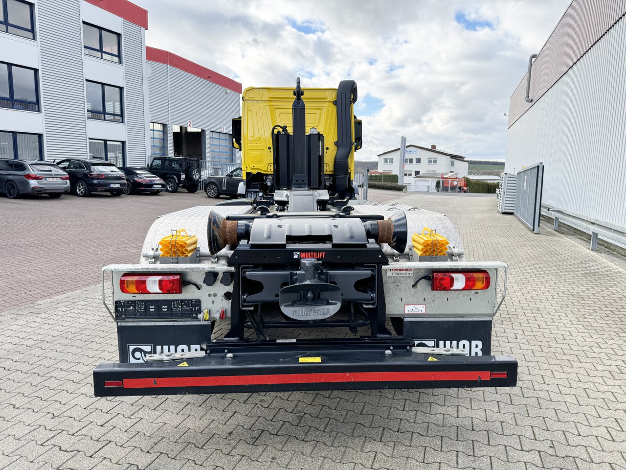 Καινούριο Φορτηγό φόρτωσης γάντζου Mercedes-Benz Arocs 2642 L 6x2 Arocs 2642 L 6x2/42, Liftachse, Hiab 21S56 bis 6.5m Container: φωτογραφία 9