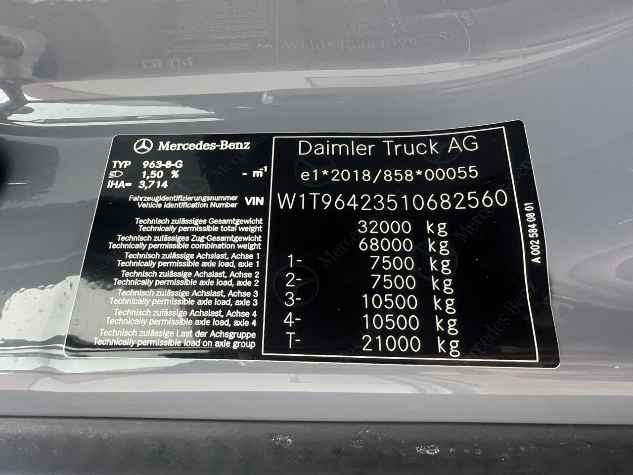 Καινούριο Φορτηγό ανατρεπόμενο Mercedes-Benz Arocs 3251 L 8x4/4 Arocs 3251 L 8x4/4, Motorabtrieb: φωτογραφία 7 Καινούριο Φορτηγό ανατρεπόμενο Mercedes-Benz Arocs 3251 L 8x4/4 Arocs 3251 L 8x4/4, Motorabtrieb: φωτογραφία 7