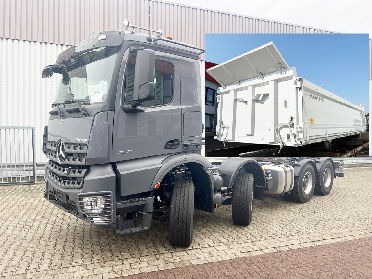 Mercedes-Benz Arocs 3251 L 8x4/4 Arocs 3251 L 8x4/4, Motorabtrieb - Φορτηγό ανατρεπόμενο: φωτογραφία 1 Mercedes-Benz Arocs 3251 L 8x4/4 Arocs 3251 L 8x4/4, Motorabtrieb - Φορτηγό ανατρεπόμενο: φωτογραφία 1
