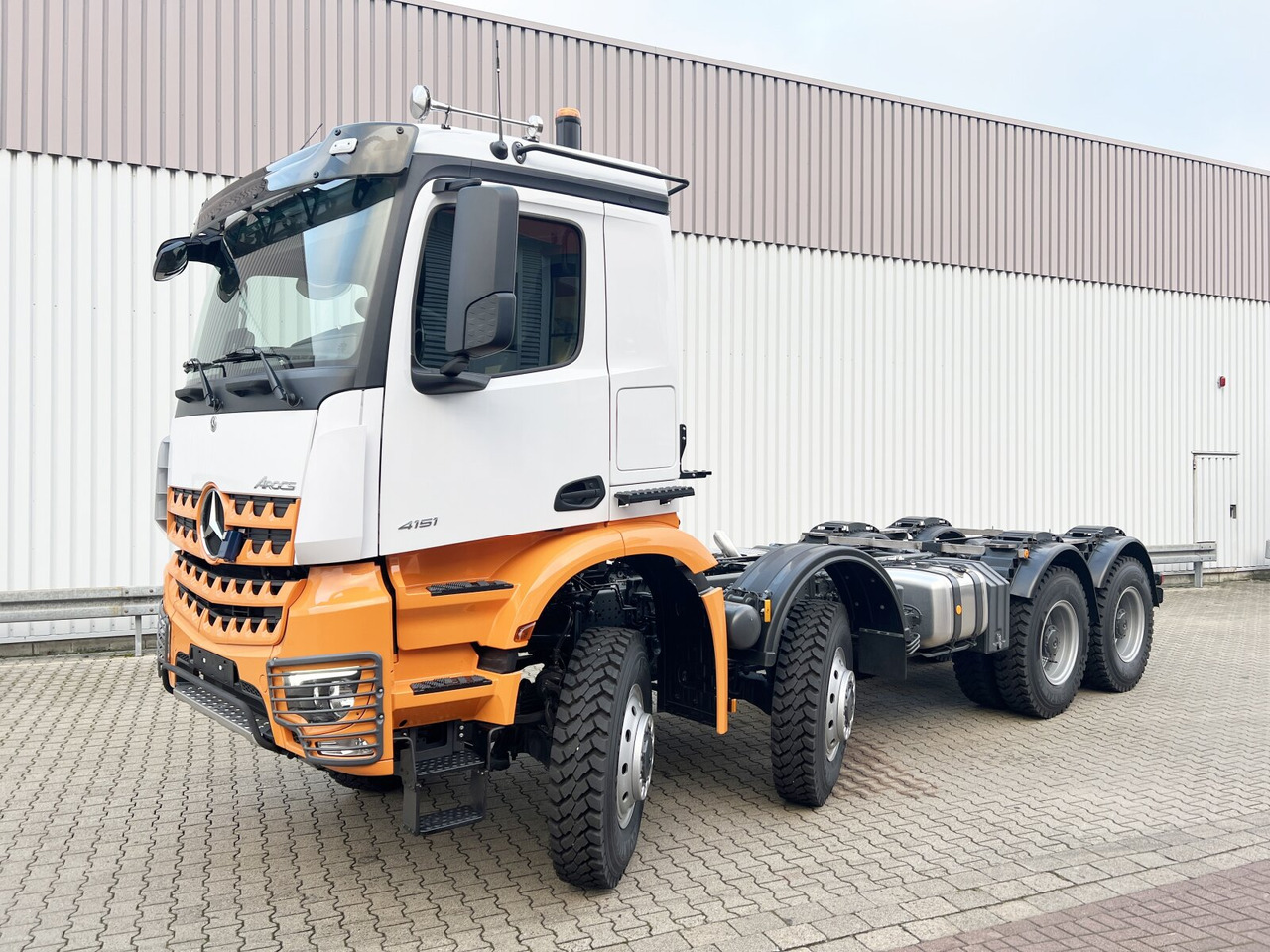 Καινούριο Ανατρεπόμενο όχημα Mercedes-Benz Arocs 4151 AK 8x8/4 Arocs 4151 AK 8x8/4, Grounder, Meiller Stahlmulde 18m³: φωτογραφία 8