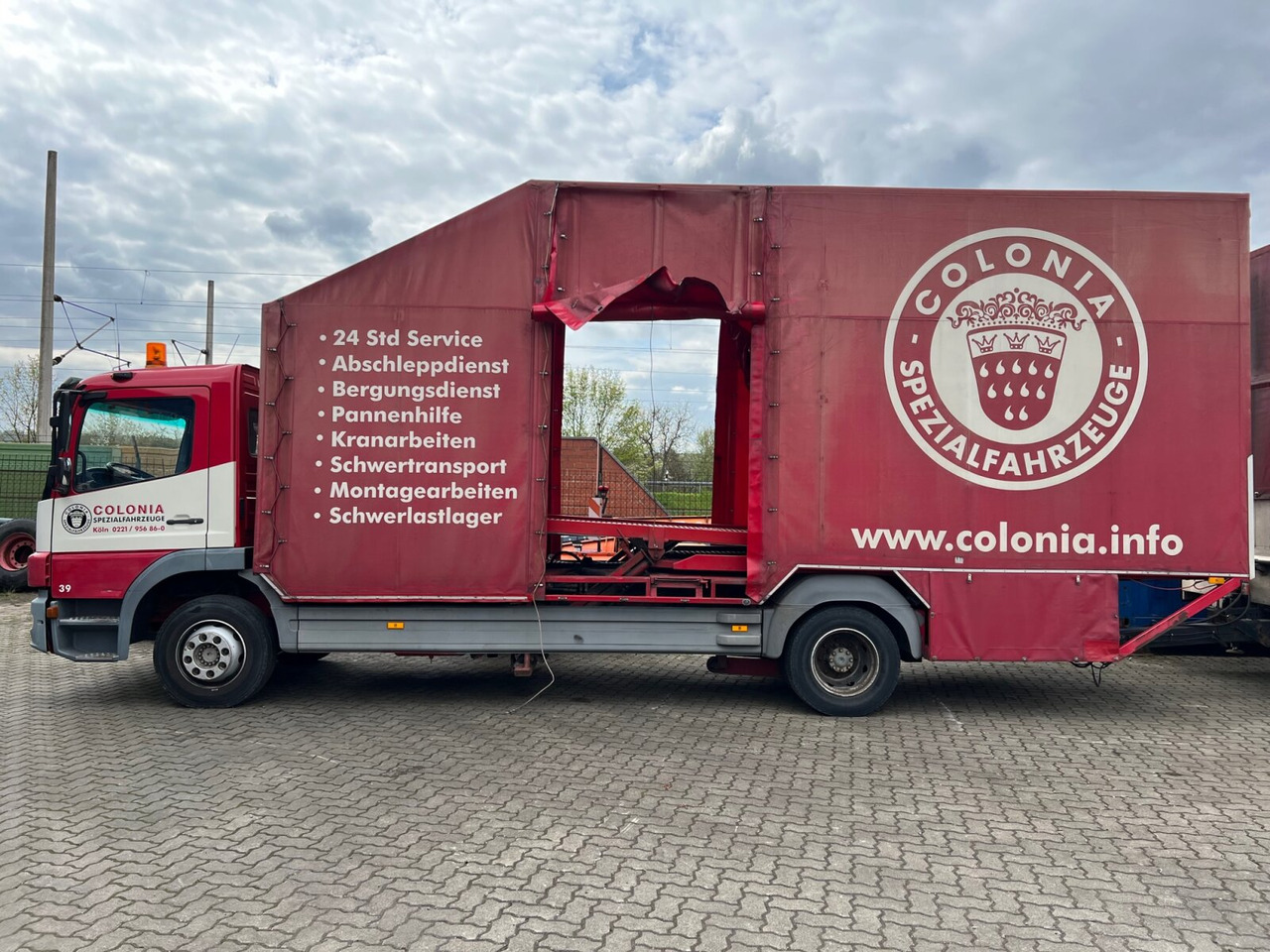 Mercedes-Benz Atego 1223 L 4x2 Atego 1223 L 4x2, Kompl. Zug, Lift- & Schiebeplateau, Funk - Φορτηγό αυτοκινητάμαξα: φωτογραφία 3 Mercedes-Benz Atego 1223 L 4x2 Atego 1223 L 4x2, Kompl. Zug, Lift- & Schiebeplateau, Funk - Φορτηγό αυτοκινητάμαξα: φωτογραφία 3
