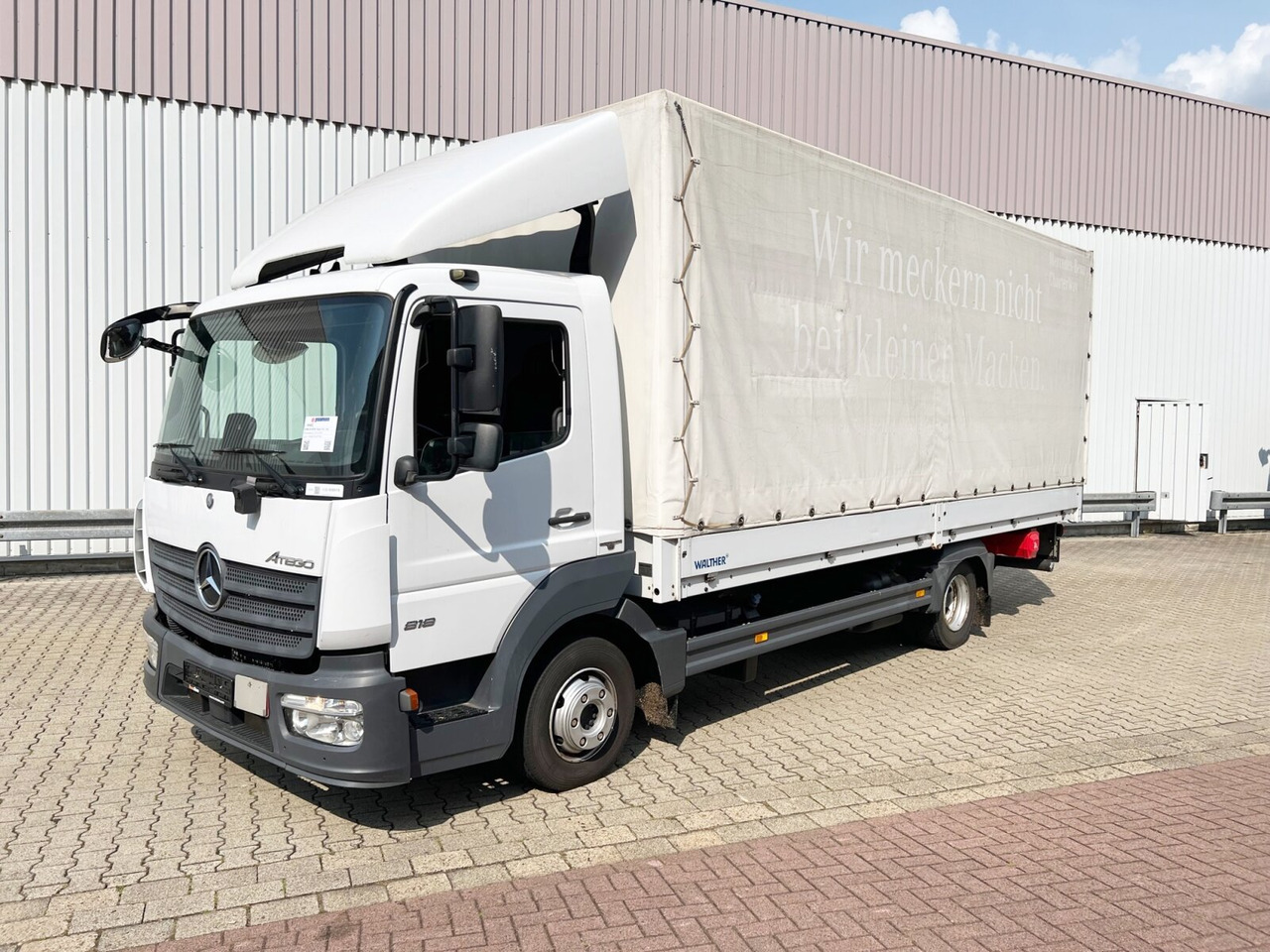 Mercedes-Benz Atego 818 L 4x2 Atego 818 L 4x2 mit Sörensen LBW - Φορτηγό μουσαμάς: φωτογραφία 1 Mercedes-Benz Atego 818 L 4x2 Atego 818 L 4x2 mit Sörensen LBW - Φορτηγό μουσαμάς: φωτογραφία 1