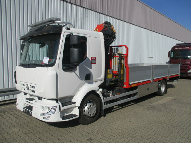 Renault Midlum 220 DXi 4x2 Midlum 220 DXi 4x2 mit Kran Palfinger PK 11001 - Φορτηγό με γερανό, Φορτηγό με ανοιχτή καρότσα: φωτογραφία 1 Renault Midlum 220 DXi 4x2 Midlum 220 DXi 4x2 mit Kran Palfinger PK 11001 - Φορτηγό με γερανό, Φορτηγό με ανοιχτή καρότσα: φωτογραφία 1