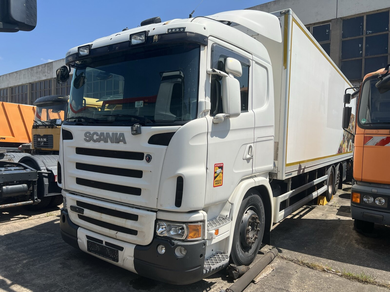 Φορτηγό κόφα Scania G420 6x2, ERSATZTEILSPENDER! G420 6x2, Liftachse, Hiab LBW, Motor defekt!: φωτογραφία 7
