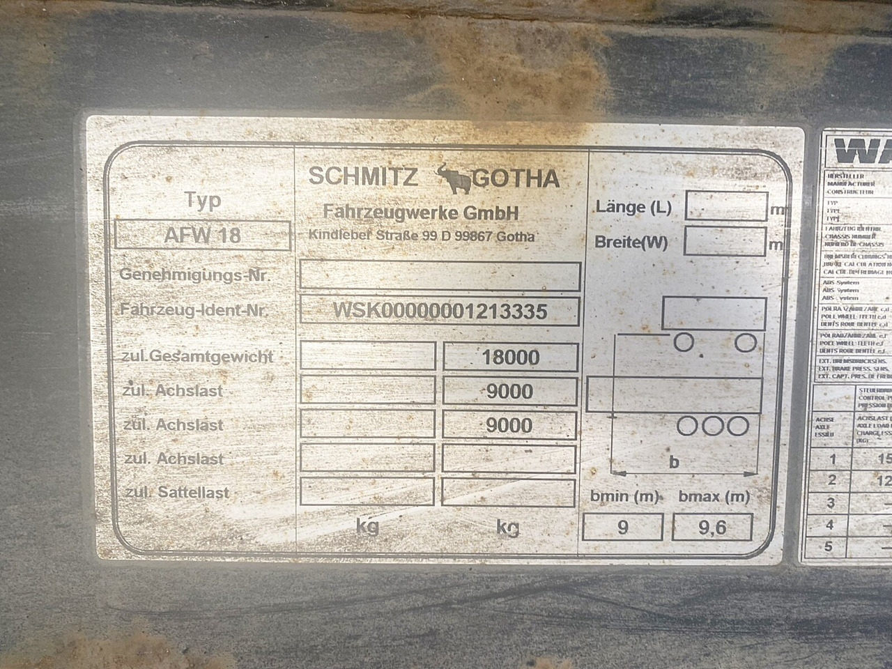Schmitz Cargobull AWF 18 AWF 18 - Ρυμούλκα μεταφοράς εμπορευματοκιβωτίων/ Κινητό αμάξωμα: φωτογραφία 5 Schmitz Cargobull AWF 18 AWF 18 - Ρυμούλκα μεταφοράς εμπορευματοκιβωτίων/ Κινητό αμάξωμα: φωτογραφία 5