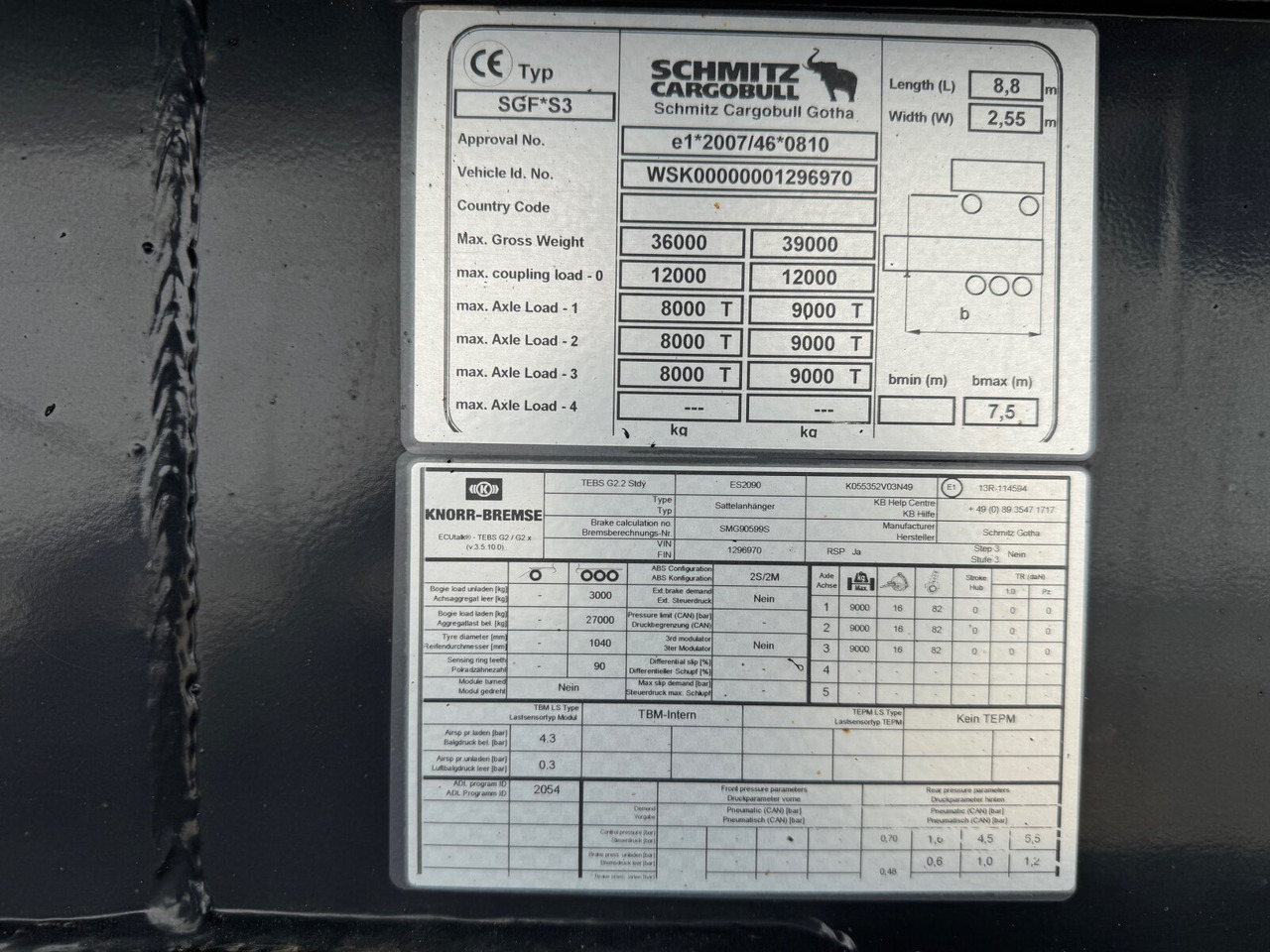 Schmitz Cargobull SKI 24 SL 7.2 SKI 24 SL 7.2, Stahlmulde ca. 24m³, Liftachse - Επικαθήμενο: φωτογραφία 2 Schmitz Cargobull SKI 24 SL 7.2 SKI 24 SL 7.2, Stahlmulde ca. 24m³, Liftachse - Επικαθήμενο: φωτογραφία 2