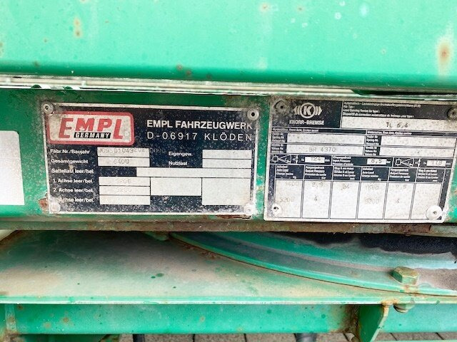 TL 6,4 Empl TL 6,4 Spezial-Tiefladeanhänger, Ex-Polizei - Ρυμούλκα με χαμηλό δάπεδο: φωτογραφία 5 TL 6,4 Empl TL 6,4 Spezial-Tiefladeanhänger, Ex-Polizei - Ρυμούλκα με χαμηλό δάπεδο: φωτογραφία 5
