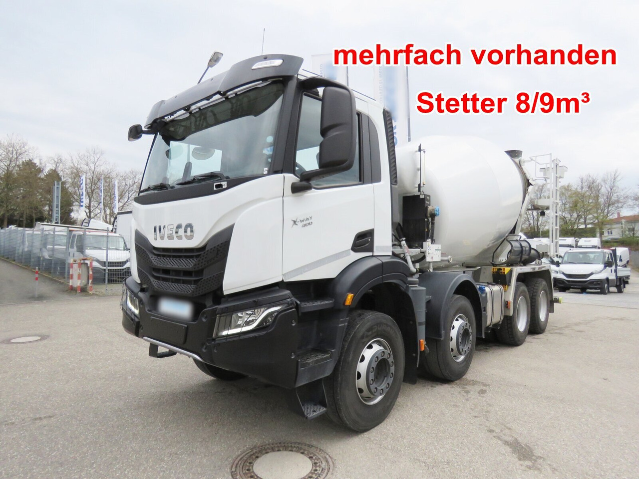 X-Way AD360X40BZ 8x4 X-Way AD360X40BZ 8x4, Stetter 8/9m³ - Μπετονιέρα φορτηγό: φωτογραφία 1 X-Way AD360X40BZ 8x4 X-Way AD360X40BZ 8x4, Stetter 8/9m³ - Μπετονιέρα φορτηγό: φωτογραφία 1