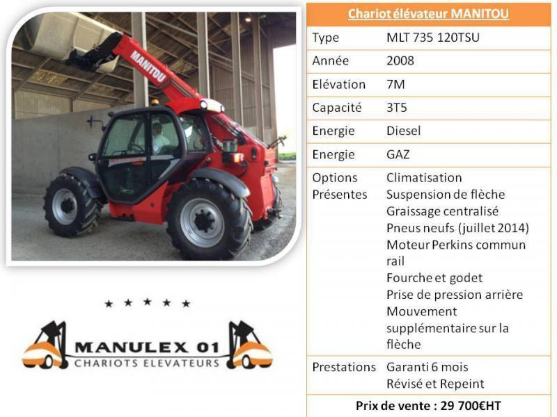 Manitou MLT735 120LSU Turbo - Τηλεσκοπικός φορτωτής: φωτογραφία 2 Manitou MLT735 120LSU Turbo - Τηλεσκοπικός φορτωτής: φωτογραφία 2