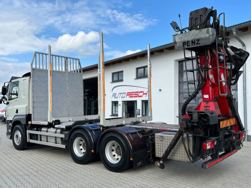DAF CF 460 6x4 mit Riedler Holzaufb. Penz Kran 12Z - Φορτηγό ξυλείας, Φορτηγό με γερανό: φωτογραφία 5 DAF CF 460 6x4 mit Riedler Holzaufb. Penz Kran 12Z - Φορτηγό ξυλείας, Φορτηγό με γερανό: φωτογραφία 5