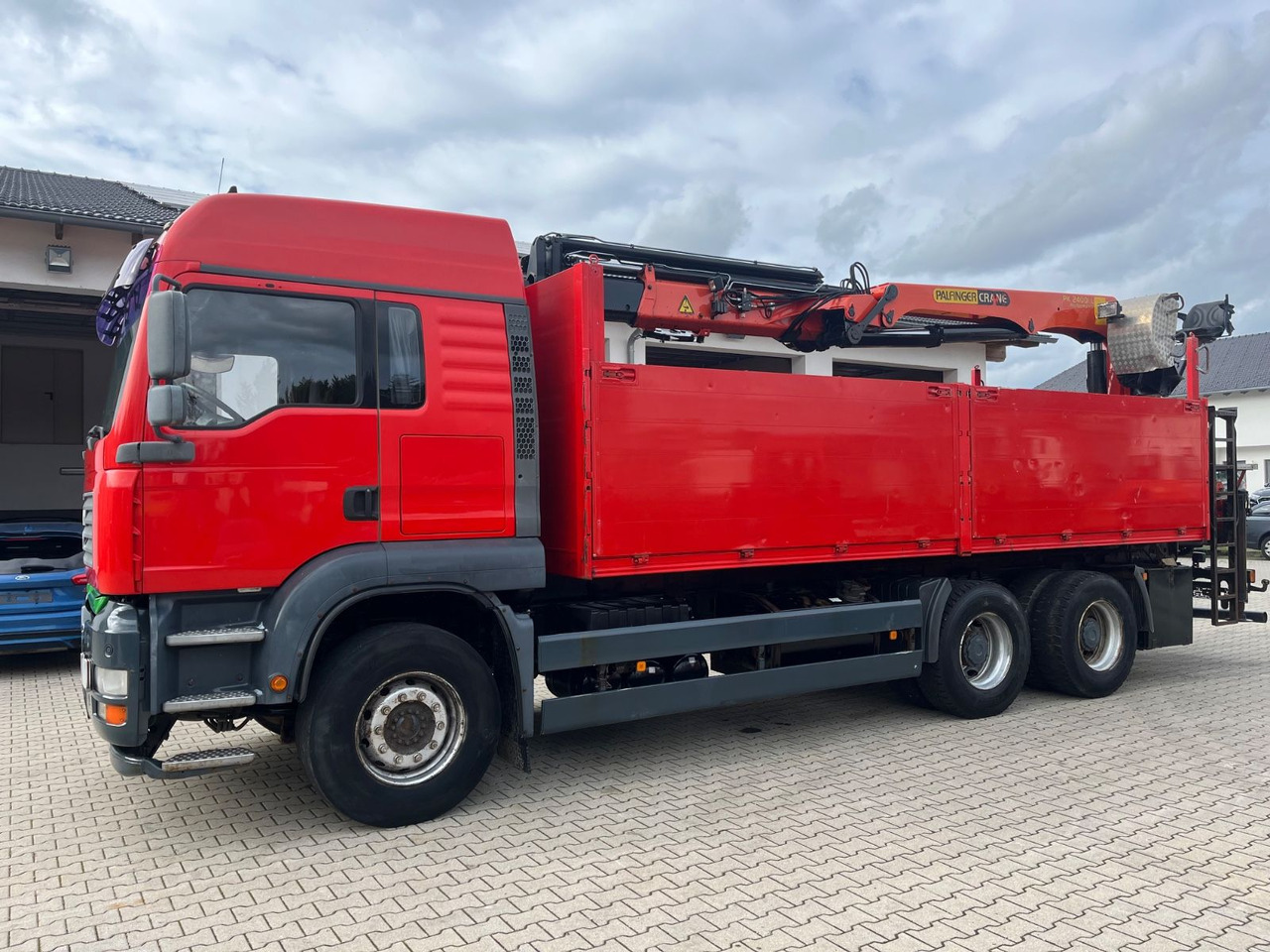 MAN TGA 26.480 mit Palfinger PK 24001L mit Winde - Φορτηγό με ανοιχτή καρότσα, Φορτηγό με γερανό: φωτογραφία 2 MAN TGA 26.480 mit Palfinger PK 24001L mit Winde - Φορτηγό με ανοιχτή καρότσα, Φορτηγό με γερανό: φωτογραφία 2