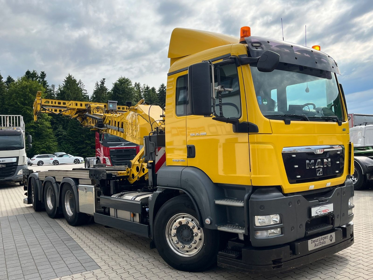 MAN TGS 35.480 8x4-4BL Deuringer Garagentransporter - Φορτηγό με γερανό: φωτογραφία 2 MAN TGS 35.480 8x4-4BL Deuringer Garagentransporter - Φορτηγό με γερανό: φωτογραφία 2