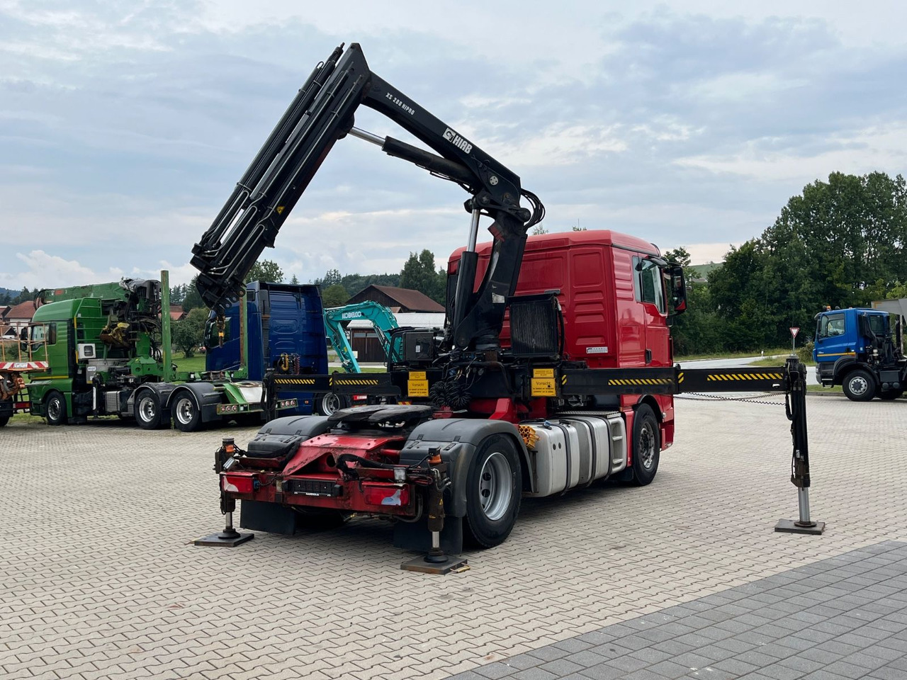 Τράκτορας MAN TGX 18.400 mit Kran HIAB 288E P-5 HIPRO: φωτογραφία 6