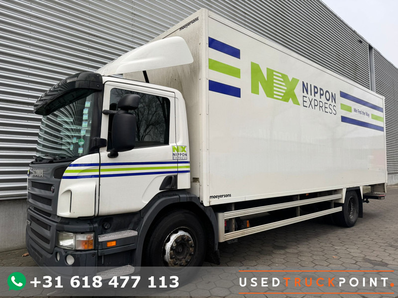Scania P 230 / 3 seats / Manual Gearbox / Tail Lift / Belgium Truck - Φορτηγό κόφα: φωτογραφία 1 Scania P 230 / 3 seats / Manual Gearbox / Tail Lift / Belgium Truck - Φορτηγό κόφα: φωτογραφία 1