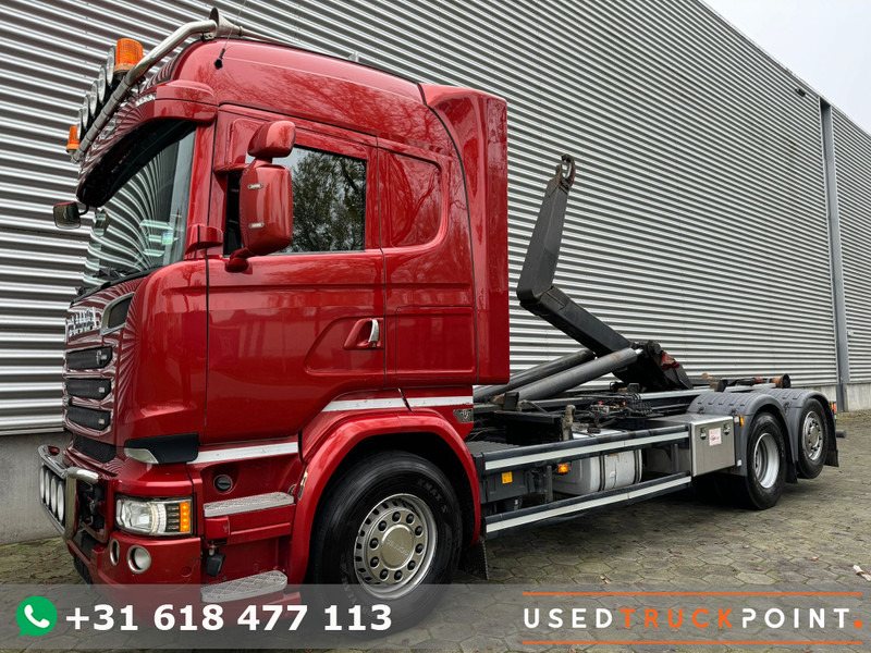 Scania R 580 Highline / 6X2 / Hooksystem / Retarder / Full Air / V8 / Belgium Truck - Φορτηγό φόρτωσης γάντζου: φωτογραφία 1 Scania R 580 Highline / 6X2 / Hooksystem / Retarder / Full Air / V8 / Belgium Truck - Φορτηγό φόρτωσης γάντζου: φωτογραφία 1