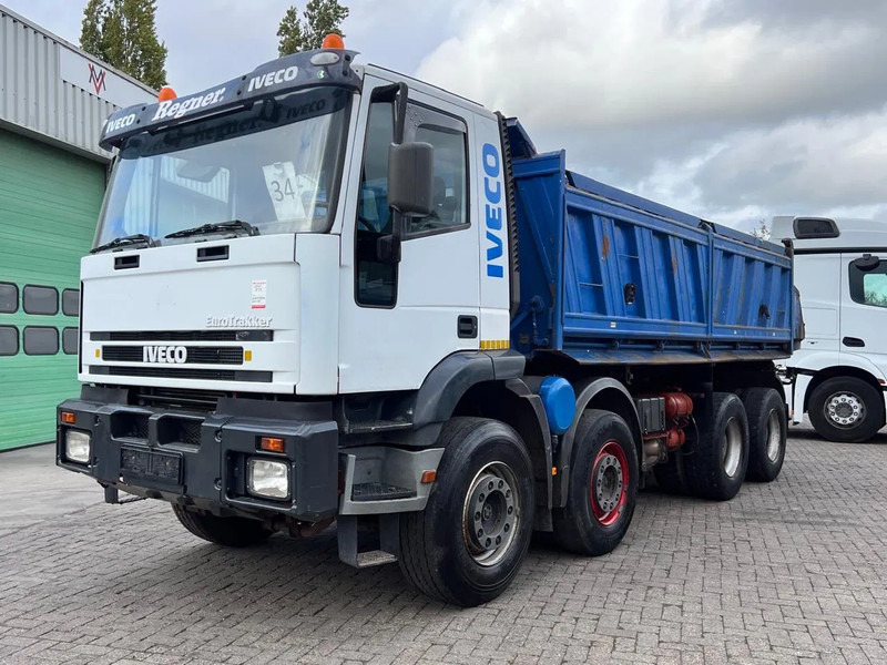 Iveco Eurotrakker 340E37 8x4, Manual injection, STEEL DUMPER, FULL SPRING - Φορτηγό ανατρεπόμενο: φωτογραφία 3 Iveco Eurotrakker 340E37 8x4, Manual injection, STEEL DUMPER, FULL SPRING - Φορτηγό ανατρεπόμενο: φωτογραφία 3