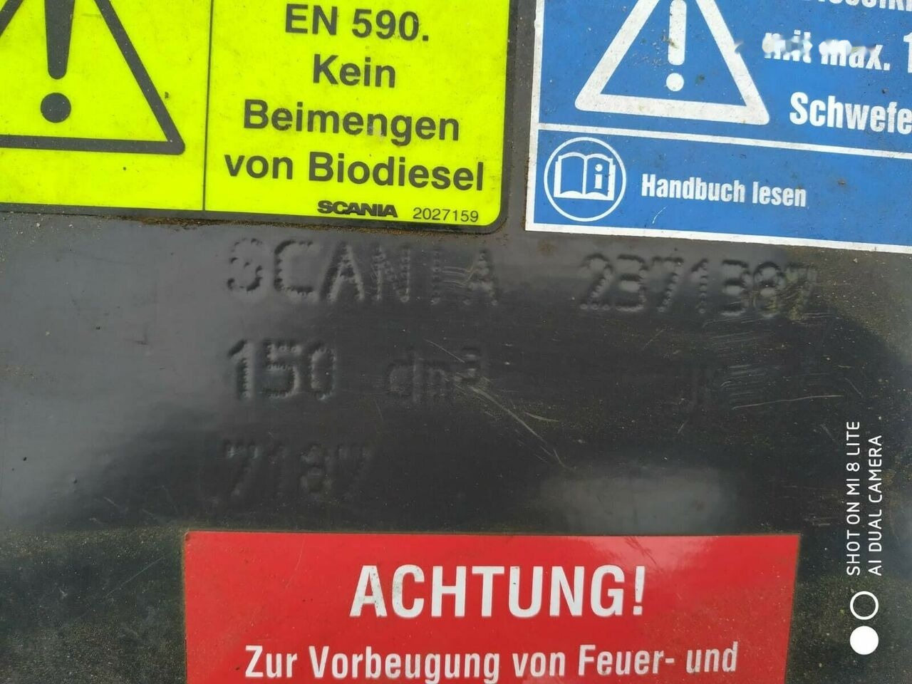 Scania 2371387 Scania truck - Ρεζερβουάρ καυσίμου για Φορτηγό: φωτογραφία 2 Scania 2371387 Scania truck - Ρεζερβουάρ καυσίμου για Φορτηγό: φωτογραφία 2