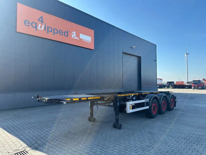 Burg 20FT / 20FT SWAP ADR (EX/II, EX/III, FL, AT), Leergewicht : 3.690kg, SAF INTRADISC, 2x Liftachse, NL-Chassis - Επικαθήμενο μεταφοράς εμπορευματοκιβωτίων/ Κινητό αμάξωμα: φωτογραφία 1 Burg 20FT / 20FT SWAP ADR (EX/II, EX/III, FL, AT), Leergewicht : 3.690kg, SAF INTRADISC, 2x Liftachse, NL-Chassis - Επικαθήμενο μεταφοράς εμπορευματοκιβωτίων/ Κινητό αμάξωμα: φωτογραφία 1