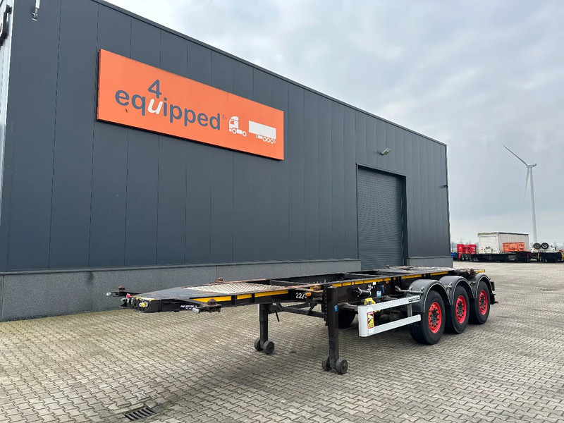 Burg 20FT / 20FT SWAP ADR (EX/II, EX/III, FL, AT), empty weight: 3.690kg, SAF INTRADISC, 2x liftaxle, ALCOA, NL-Chassis - Επικαθήμενο μεταφοράς εμπορευματοκιβωτίων/ Κινητό αμάξωμα: φωτογραφία 1 Burg 20FT / 20FT SWAP ADR (EX/II, EX/III, FL, AT), empty weight: 3.690kg, SAF INTRADISC, 2x liftaxle, ALCOA, NL-Chassis - Επικαθήμενο μεταφοράς εμπορευματοκιβωτίων/ Κινητό αμάξωμα: φωτογραφία 1