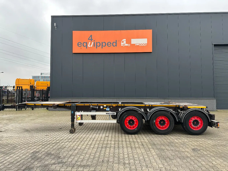 Burg 20FT ADR (EX/II, EX/III, FL, AT) Chassis, Empty weight : 3.690kg, SAF INTRADISC, 2x Liftaxle, NL-chassis - Επικαθήμενο μεταφοράς εμπορευματοκιβωτίων/ Κινητό αμάξωμα: φωτογραφία 2 Burg 20FT ADR (EX/II, EX/III, FL, AT) Chassis, Empty weight : 3.690kg, SAF INTRADISC, 2x Liftaxle, NL-chassis - Επικαθήμενο μεταφοράς εμπορευματοκιβωτίων/ Κινητό αμάξωμα: φωτογραφία 2