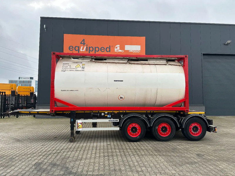 Burg 20FT ADR (EX/II, EX/III, FL, AT) Chassis + Tankcontainer 26.000L /3 baffels - Επικαθήμενο βυτίο: φωτογραφία 2 Burg 20FT ADR (EX/II, EX/III, FL, AT) Chassis + Tankcontainer 26.000L /3 baffels - Επικαθήμενο βυτίο: φωτογραφία 2