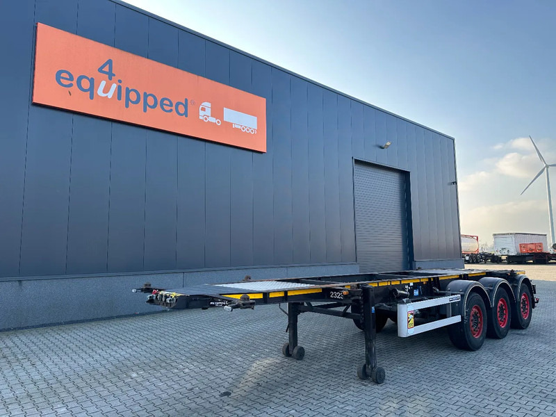 Burg 20FT ADR (EX/II, EX/III, FL, AT), Leeggewicht: 3.690kg, SAF INTRADISC, 2x liftaxle, ALCOA, NL-Chassis - Επικαθήμενο μεταφοράς εμπορευματοκιβωτίων/ Κινητό αμάξωμα: φωτογραφία 1 Burg 20FT ADR (EX/II, EX/III, FL, AT), Leeggewicht: 3.690kg, SAF INTRADISC, 2x liftaxle, ALCOA, NL-Chassis - Επικαθήμενο μεταφοράς εμπορευματοκιβωτίων/ Κινητό αμάξωμα: φωτογραφία 1
