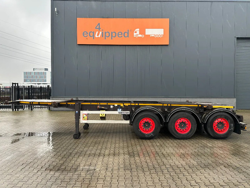 Burg 20FT ADR (EX/II, EX/III, FL, AT), Leergewicht: 3.690kg, SAF INTRADISC, 2x Liftachse, ALCOA, NL-Chassis, APK/ADR: 02-2026 - Επικαθήμενο μεταφοράς εμπορευματοκιβωτίων/ Κινητό αμάξωμα: φωτογραφία 2 Burg 20FT ADR (EX/II, EX/III, FL, AT), Leergewicht: 3.690kg, SAF INTRADISC, 2x Liftachse, ALCOA, NL-Chassis, APK/ADR: 02-2026 - Επικαθήμενο μεταφοράς εμπορευματοκιβωτίων/ Κινητό αμάξωμα: φωτογραφία 2