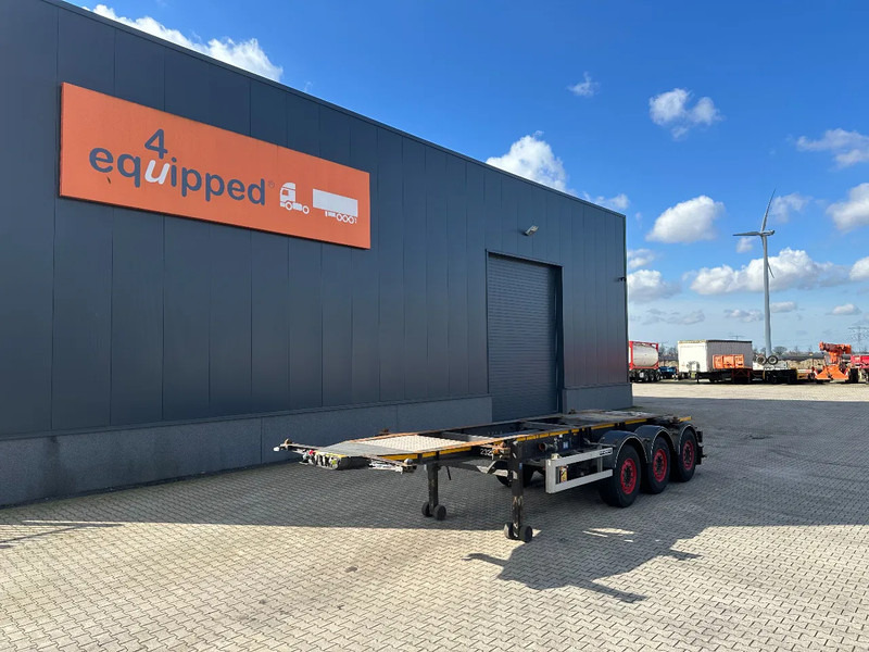 Burg 20FT ADR (EX/II, EX/III, FL, AT), Leergewicht : 3.690kg, SAF INTRADISC, 2x Liftachse, NL-Chassis - Επικαθήμενο μεταφοράς εμπορευματοκιβωτίων/ Κινητό αμάξωμα: φωτογραφία 1 Burg 20FT ADR (EX/II, EX/III, FL, AT), Leergewicht : 3.690kg, SAF INTRADISC, 2x Liftachse, NL-Chassis - Επικαθήμενο μεταφοράς εμπορευματοκιβωτίων/ Κινητό αμάξωμα: φωτογραφία 1