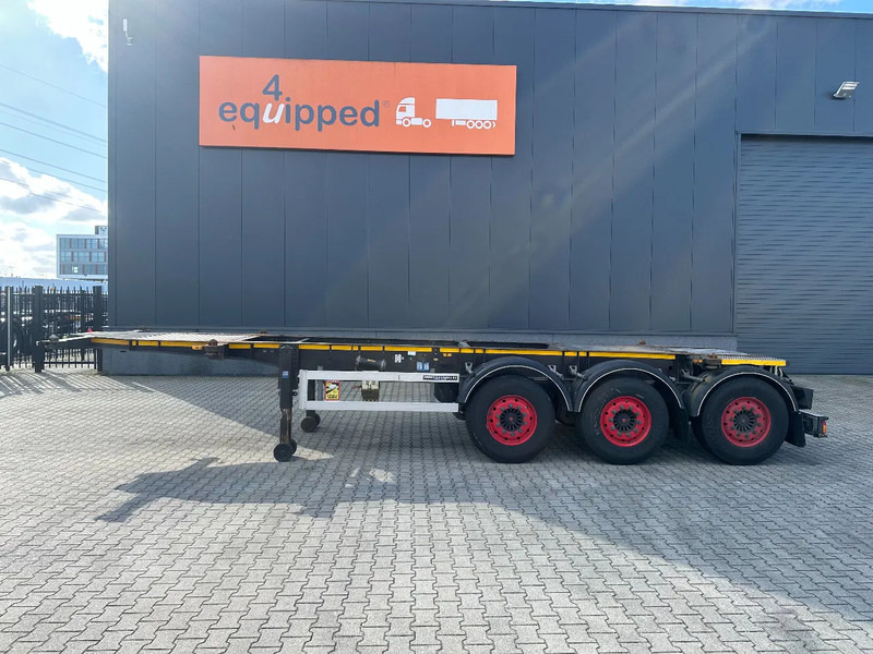 Burg 20FT ADR (EX/II, EX/III, FL, AT), Leergewicht : 3.690kg, SAF INTRADISC, 2x Liftachse, NL-Chassis - Επικαθήμενο μεταφοράς εμπορευματοκιβωτίων/ Κινητό αμάξωμα: φωτογραφία 2 Burg 20FT ADR (EX/II, EX/III, FL, AT), Leergewicht : 3.690kg, SAF INTRADISC, 2x Liftachse, NL-Chassis - Επικαθήμενο μεταφοράς εμπορευματοκιβωτίων/ Κινητό αμάξωμα: φωτογραφία 2