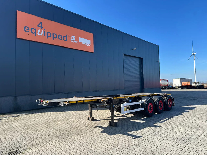 Burg 20FT ADR (EX/II, EX/III, FL, AT), Leergewicht : 3.690kg, SAF INTRADISC, 2x Liftachse, NL-Chassis - Επικαθήμενο μεταφοράς εμπορευματοκιβωτίων/ Κινητό αμάξωμα: φωτογραφία 1 Burg 20FT ADR (EX/II, EX/III, FL, AT), Leergewicht : 3.690kg, SAF INTRADISC, 2x Liftachse, NL-Chassis - Επικαθήμενο μεταφοράς εμπορευματοκιβωτίων/ Κινητό αμάξωμα: φωτογραφία 1