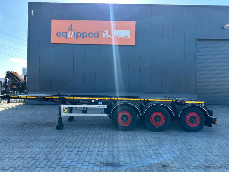 Burg 20FT ADR (EX/II, EX/III, FL, AT), Leergewicht: 3.690kg, SAF INTRADISC, 2x liftaxle, ALCOA, NL-Chassis, APK/ADR: 08-2025 - Επικαθήμενο μεταφοράς εμπορευματοκιβωτίων/ Κινητό αμάξωμα: φωτογραφία 2 Burg 20FT ADR (EX/II, EX/III, FL, AT), Leergewicht: 3.690kg, SAF INTRADISC, 2x liftaxle, ALCOA, NL-Chassis, APK/ADR: 08-2025 - Επικαθήμενο μεταφοράς εμπορευματοκιβωτίων/ Κινητό αμάξωμα: φωτογραφία 2