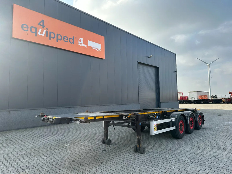 Burg 20FT ADR (EX/II, EX/III, FL, AT), Leergewicht: 3.690kg, SAF INTRADISC, 2x liftaxle, ALCOA, NL-Chassis - Επικαθήμενο μεταφοράς εμπορευματοκιβωτίων/ Κινητό αμάξωμα: φωτογραφία 1 Burg 20FT ADR (EX/II, EX/III, FL, AT), Leergewicht: 3.690kg, SAF INTRADISC, 2x liftaxle, ALCOA, NL-Chassis - Επικαθήμενο μεταφοράς εμπορευματοκιβωτίων/ Κινητό αμάξωμα: φωτογραφία 1
