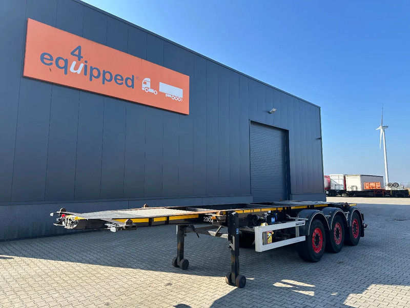Burg 20FT ADR (EX/II, EX/III, FL, AT), empty weight: 3.690kg, SAF INTRADISC, 2x liftaxle, ALCOA, NL-Chassis - Επικαθήμενο μεταφοράς εμπορευματοκιβωτίων/ Κινητό αμάξωμα: φωτογραφία 1 Burg 20FT ADR (EX/II, EX/III, FL, AT), empty weight: 3.690kg, SAF INTRADISC, 2x liftaxle, ALCOA, NL-Chassis - Επικαθήμενο μεταφοράς εμπορευματοκιβωτίων/ Κινητό αμάξωμα: φωτογραφία 1