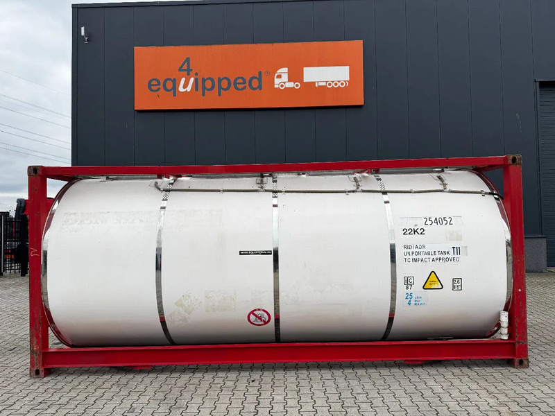 CIMC 20FT ISO, 25.080L / 1-COMP / 3 BAFFELS / T12 / 4 manholes / ADR valid until 02/2027 - Δεξαμενή αποθήκευσης: φωτογραφία 2 CIMC 20FT ISO, 25.080L / 1-COMP / 3 BAFFELS / T12 / 4 manholes / ADR valid until 02/2027 - Δεξαμενή αποθήκευσης: φωτογραφία 2