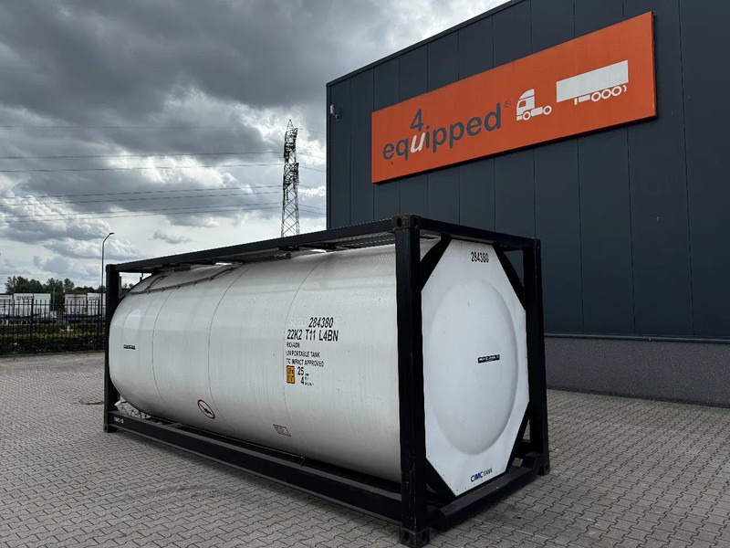 CIMC TOP: 2022, 20FT ISO, 25.030L, L4BN, UN Portable, T11, test: 09-2026 - Δεξαμενή αποθήκευσης: φωτογραφία 3 CIMC TOP: 2022, 20FT ISO, 25.030L, L4BN, UN Portable, T11, test: 09-2026 - Δεξαμενή αποθήκευσης: φωτογραφία 3