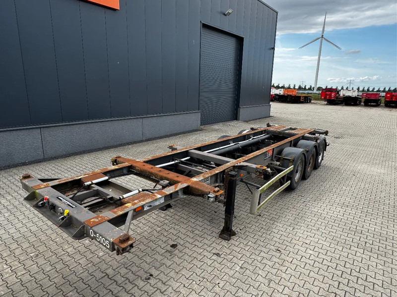 DESOT nice 20FT/30FT ADR-Chassis for SMALL PRICE, liftaxle, 5 twistlocks arms - Επικαθήμενο μεταφοράς εμπορευματοκιβωτίων/ Κινητό αμάξωμα: φωτογραφία 4 DESOT nice 20FT/30FT ADR-Chassis for SMALL PRICE, liftaxle, 5 twistlocks arms - Επικαθήμενο μεταφοράς εμπορευματοκιβωτίων/ Κινητό αμάξωμα: φωτογραφία 4
