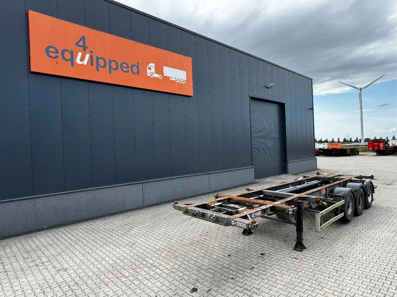 DESOT nice 20FT/30FT ADR-Chassis for SMALL PRICE, liftaxle, 5 twistlocks arms - Επικαθήμενο μεταφοράς εμπορευματοκιβωτίων/ Κινητό αμάξωμα: φωτογραφία 1 DESOT nice 20FT/30FT ADR-Chassis for SMALL PRICE, liftaxle, 5 twistlocks arms - Επικαθήμενο μεταφοράς εμπορευματοκιβωτίων/ Κινητό αμάξωμα: φωτογραφία 1