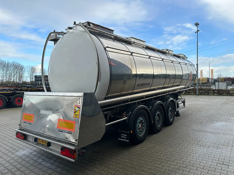 Feldbinder LEBENSMITTEL / LEVENSMIDDELEN FOOD / 33.500L / 3-COMP / PUMPE / INOX / NL-trailer / APK: 07-2026 - Επικαθήμενο βυτίο: φωτογραφία 3 Feldbinder LEBENSMITTEL / LEVENSMIDDELEN FOOD / 33.500L / 3-COMP / PUMPE / INOX / NL-trailer / APK: 07-2026 - Επικαθήμενο βυτίο: φωτογραφία 3