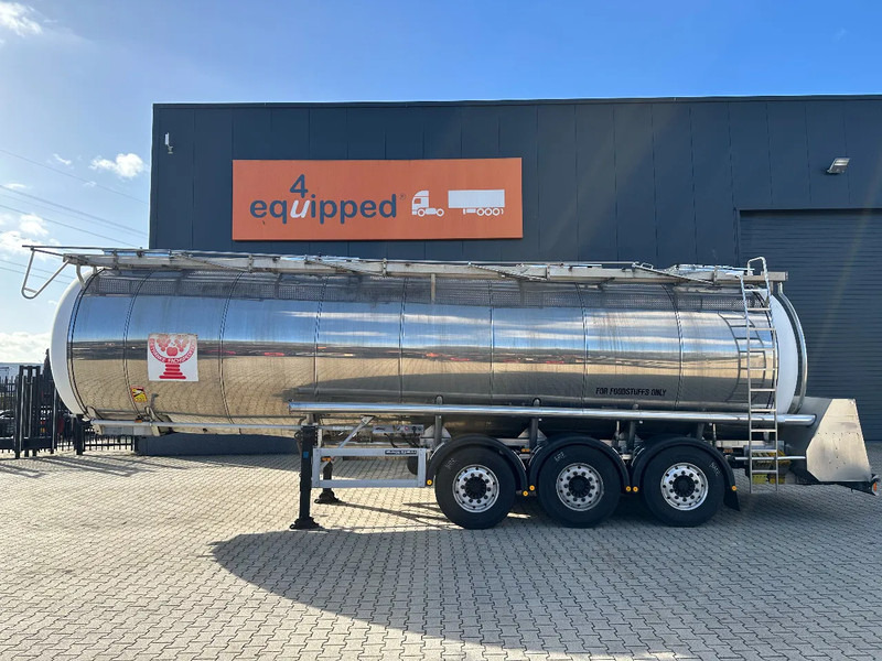 Feldbinder LEBENSMITTEL / LEVENSMIDDELEN FOOD / 33.500L / 3-COMP / PUMPE / INOX / NL-trailer / APK: 10-2026 - Επικαθήμενο βυτίο: φωτογραφία 2 Feldbinder LEBENSMITTEL / LEVENSMIDDELEN FOOD / 33.500L / 3-COMP / PUMPE / INOX / NL-trailer / APK: 10-2026 - Επικαθήμενο βυτίο: φωτογραφία 2