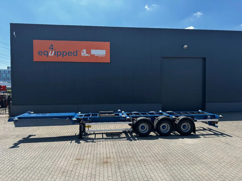 Groenewegen 40FT HC-chassis, BPW+Drum, liftaxle, NL-Chassis - Επικαθήμενο μεταφοράς εμπορευματοκιβωτίων/ Κινητό αμάξωμα: φωτογραφία 2 Groenewegen 40FT HC-chassis, BPW+Drum, liftaxle, NL-Chassis - Επικαθήμενο μεταφοράς εμπορευματοκιβωτίων/ Κινητό αμάξωμα: φωτογραφία 2